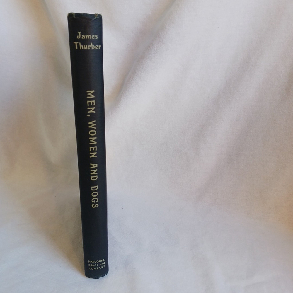 Men Women and Dogs by James Thurber 1943 First Edition Hardcover